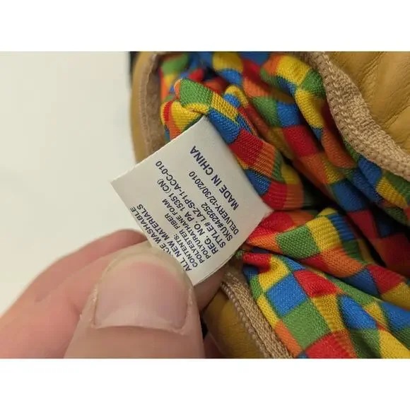 Lazoo Baseball Mitt Mini Backpack Bag Soft Plush Vinyl Travel Buddy NEW - Picture 9 of 9